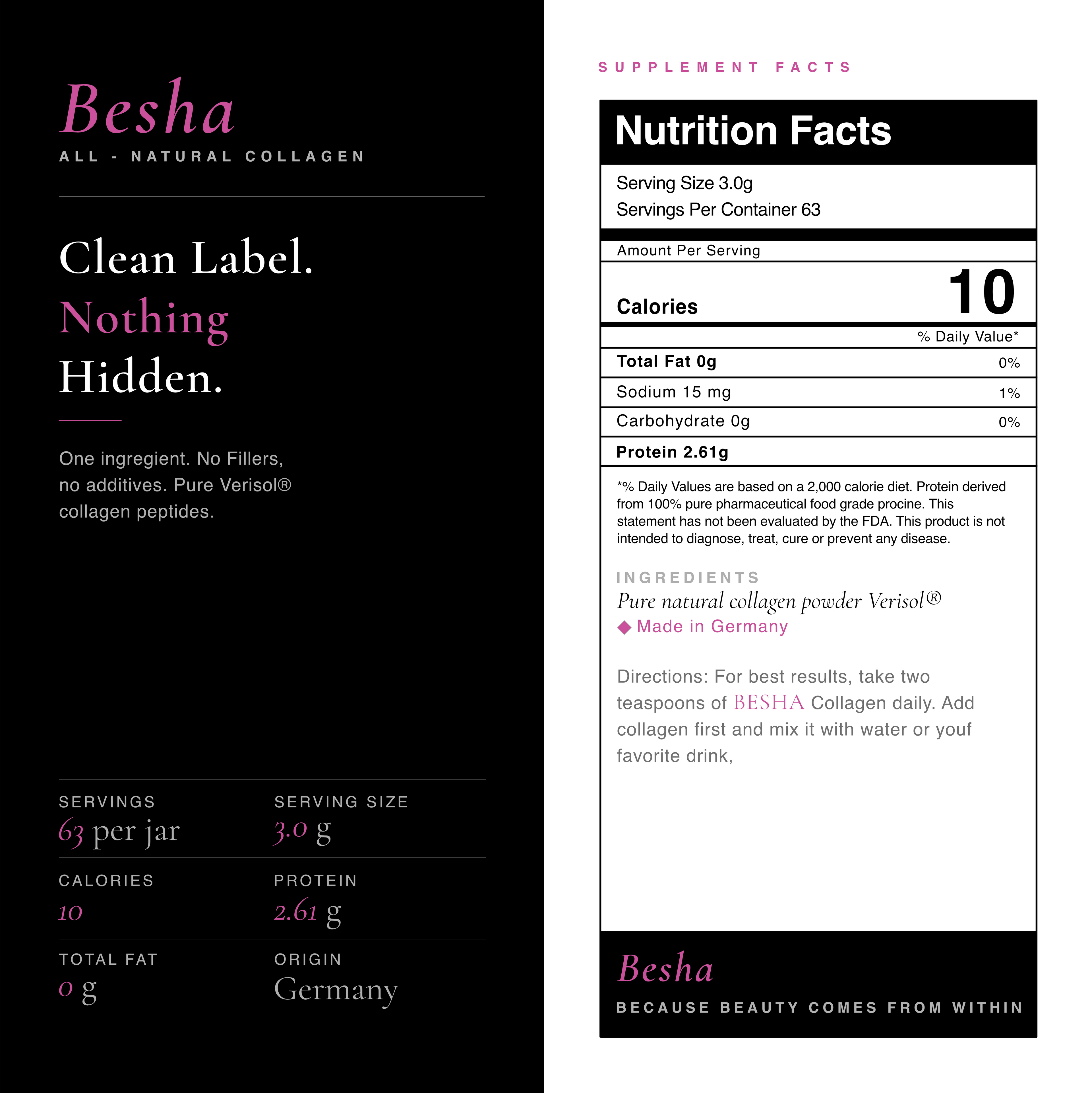 Besha Natural Collagen Powder